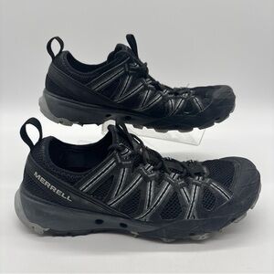 Merrell Choprock Hiking Shoes Mens Size 10 Vibram Black Outdoor J48675